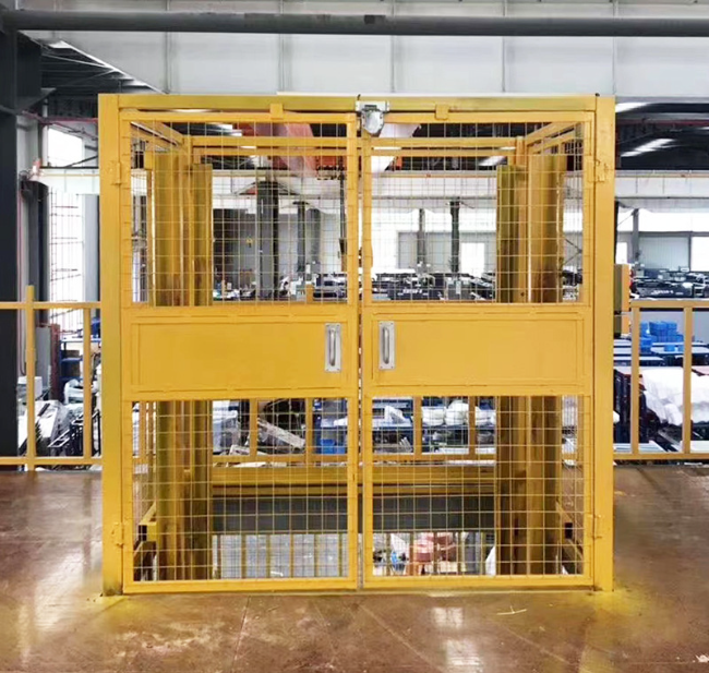 盐城智能导轨式升降机亮相